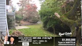 1671 168th St. , Surrey, BC [A40173]