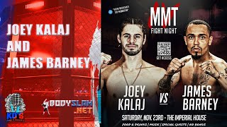 joey Kalaj and James Barney talk facing each other at Mitten Muay Thai 4!