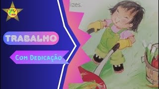 Trabalho com dedicação🚧 devocional infantil gospel cristão evangélico hora de dormir bíblico criança