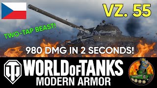 VZ.55 II The Punisher! II Tank Review & Armour Guide II WoT Console II Evolution Season