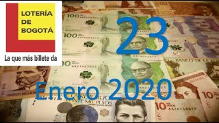 Como Ganar la Lotería de Bogotá para el día 23 de Enero de 2020