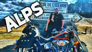 One mistake and you are OFF! - Tricky ride in the ALPS on a HARLEY DAVIDSON