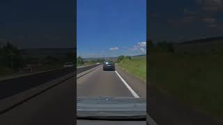 Idiots and criminal drivers are often met on Romanian roads in dangerous and irregular overtaking..