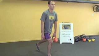 How to perform a kettlebell tactical lunge