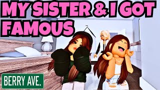 💗 My Sister & I Got Famous 💗 | Berry Avenue 🏠 Family Roleplay | Voice RP | Live Play