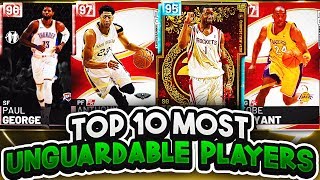 TOP 10 MOST UNGUARDABLE PLAYERS IN NBA 2K19 MYTEAM!