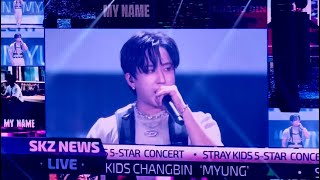 [4K] Changbin - Myung/My Name[Stray Kids @ 5-STAR Dome Tour 2023 Seoul Special (UNVEIL 13) DAY1]