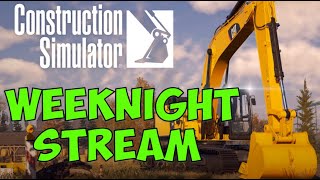 Live Stream on Construction Simulator with Viewers | Building a College