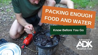 Packing Food and Water for Hikes