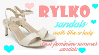 Perfect for Summer, Rylko White Leather Summer Sandals Review Under 50$. unboxing Epantofi.ro