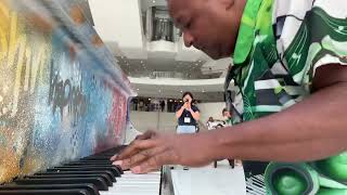 Kris Nicholson playing the World Trade Center Oculus Grand Piano Video 2 ( Sing For Hope )