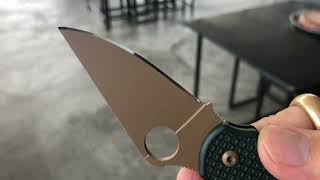 บริการ ลับมีด Spyderco Para3 LW