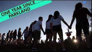 Parkland students mark a year since the devastating school shooting