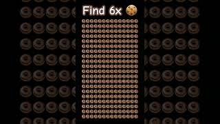 #find 6x 🍪 #shorts #youtubeshorts #youtube #trending #reels #challenge #justforfun #cool