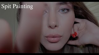 ASMR TÜRKÇE | Spit Painting | Ağız Sesleri Ve Fısıltılar | Personal Attention