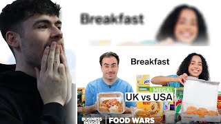 BRITS React to US vs UK Breakfast Foods | Food Wars | Insider Food