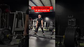 Huge deadlift for 67.5kg Ashley Wilson #powerlifting #deadlift #workout #sports #gym