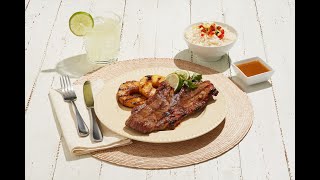 Grilled Piña Colada Pork Steaks