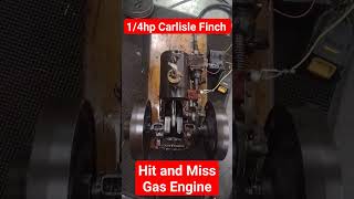 unrestored little Carlisle Finch gas engine