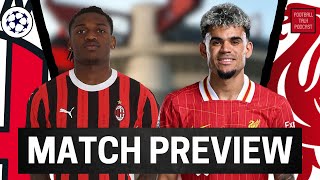 LIVE UEFA CHAMPIONS LEAGUE MATCH PREVIEW | AC MILAN VS LIVERPOOL | TEAM TACTICS & ANALYSIS #ACM #LFC