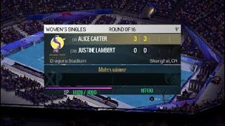 Tennis World Tour_Dragon's Trophy, Shanghai, Round of 16, 3 Games, 3 Sets.