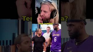 Lebron James 100% BUGADO com a mágica do David Blaine 😅😂🪄🏀