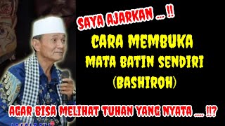 Inilah !! Cara Membuka Mata Bathin Sendiri _ Buya Syakur