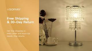 Upgrade Your Home Decor with Gorgeous Crystal Lamps!