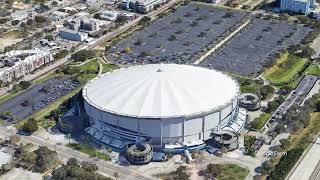 Tropicana Field Orbit in Google Earth