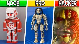 LEGO  ALL Characters in Attack on Titan (COLLECTION №1) : Noob, Pro, HACKER! / (Attack on Titan)