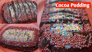 Cocoa Pudding Dessert | Chocolate Pudding Recipe in 10 minutes | Chocolate Pudding Dessert Recipe