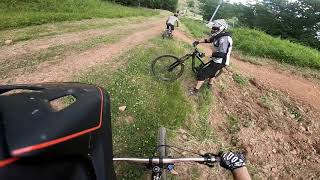 Powder Ridge Bike Park NEW Halfpipe trail gopro