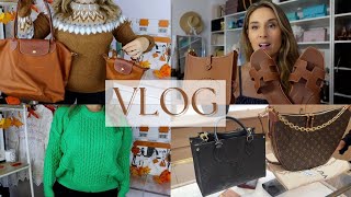 VLOG 🤎 COME WITH ME TO LOUIS VUITTON AND NEW FALL SWEATER HAUL 🍁