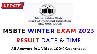 MBSTE WINTER EXAM 2023 RESULT DATE & TIME | MSBTE EXAM RESULT LATEST UPDATE | TOUR2TECH