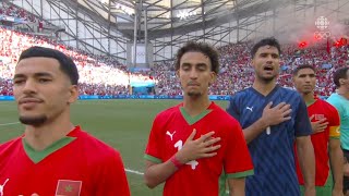 Spain vs Morocco National Anthem - Olympic Paris 2024 Semi Final