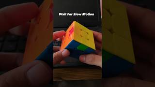 Rubik's cube in Slow Motion | H perm Slowed #shorts