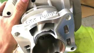 Review Blok Racing IKK 57mm Yamaha 125ZR dan Porting Blok