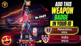 Only 1 Day😍Get District Weapon Glory Badge🔥 || Mysterious Trick Of Garena Free Fire India