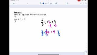 2.3 Solving Muti-Step Equations