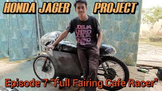 Custom Minimalis Full Fairing Cafe Racer, Ala Motor Balap Tahun 70'an