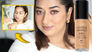 Milani Conceal + Perfect 2-In-1 Foundation + Concealer | Product Review HINDI (SAND BEIGE)