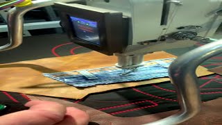 Ohio Man | Quilting on Leather #shortvideo