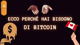 Il Senso Di Bitcoin 🪙 Tra Banche Centrali & il Canada Oggi 💊