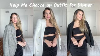 Help me choose an outfit for dinner + revolve & Bydee haul + hydroponic garden