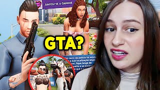 TRANSFORMEI O THE SIMS 4 NO GTA V E TÔ TRAUMATIZADA