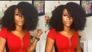 Sensational Game Changer Afro 4C Lace Front Wig Review|Samsbeauty