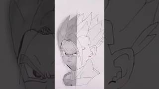 1 DRAWING BUT IN 2 STYLE||PART 2||GOHAN||