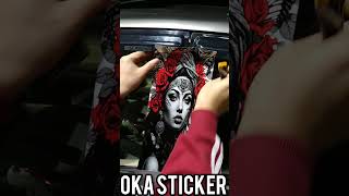 تفنيش قويم عربيه نيسان الجديد شديدcar sticker 🇪🇬🧿👍