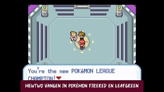 Mewtwo vangen in Pokémon FireRed en LeafGreen