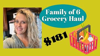 Grocery Haul 2022 || Family of 6